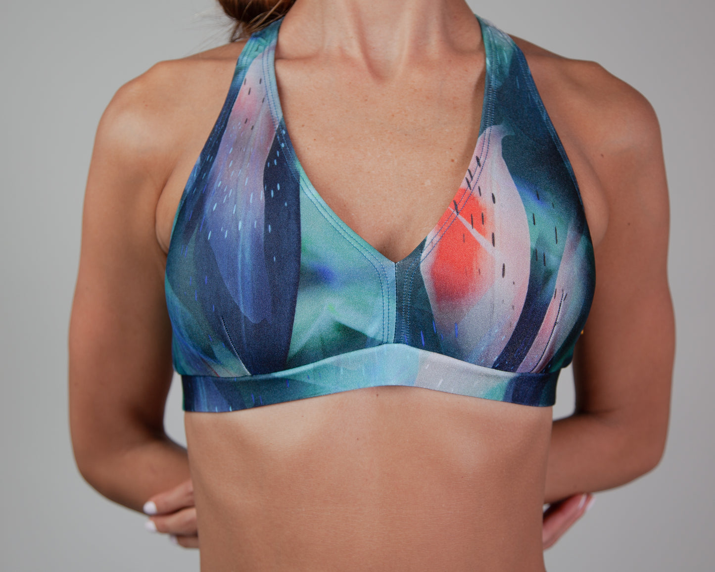 Racerback Sportsbras Themed Prints