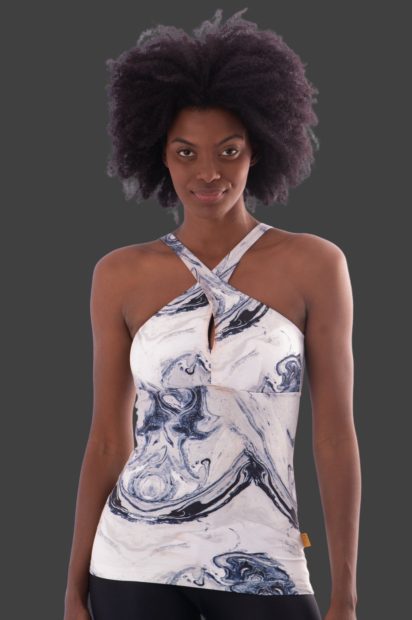 Melissa Top Front crossed Multiple prints