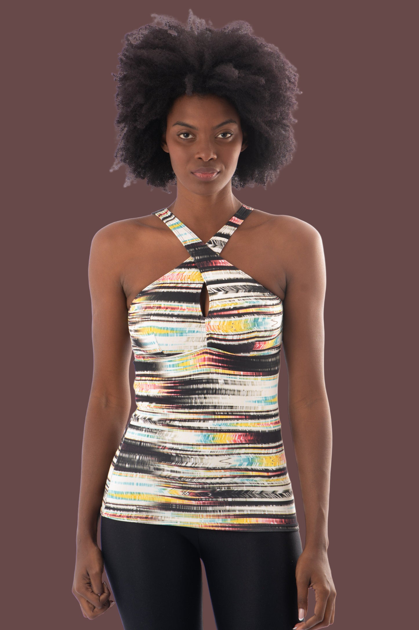 Melissa Top Front crossed Multiple prints