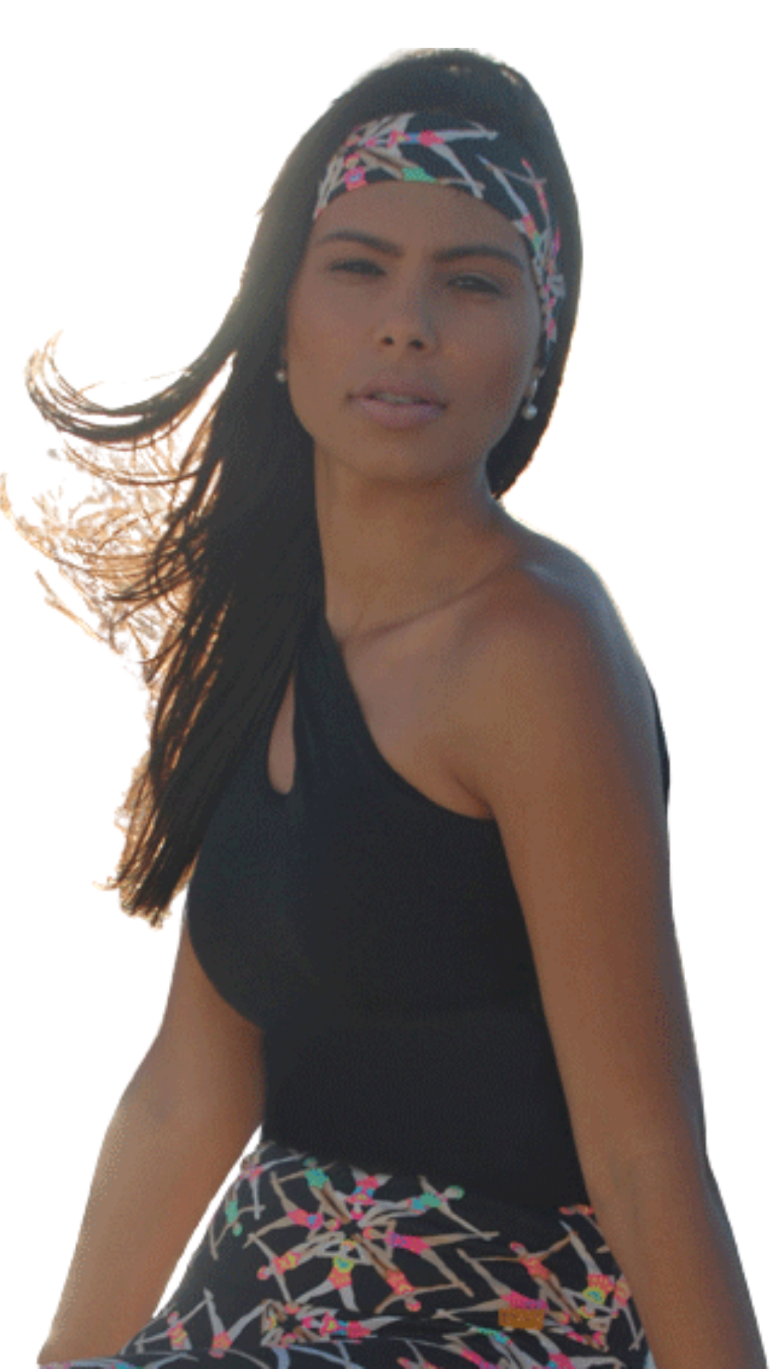 Miranda Top Crossed one shoulder
