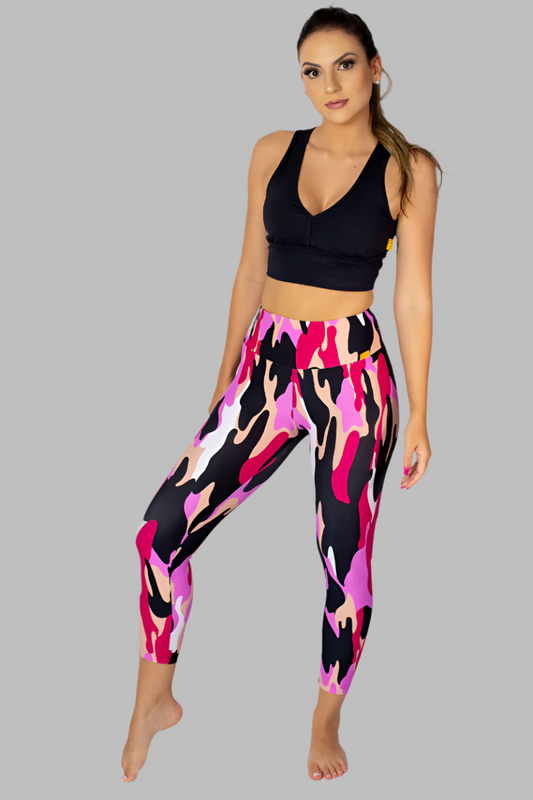 Capris Pink Camo