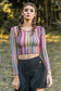 UV Long sleeved Crop Top multiple prints