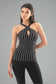 Melissa Top Front crossed Multiple prints