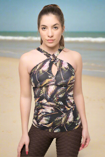 Melissa Top Front crossed Multiple prints