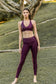 Racerback Sportsbras Textured Chrome