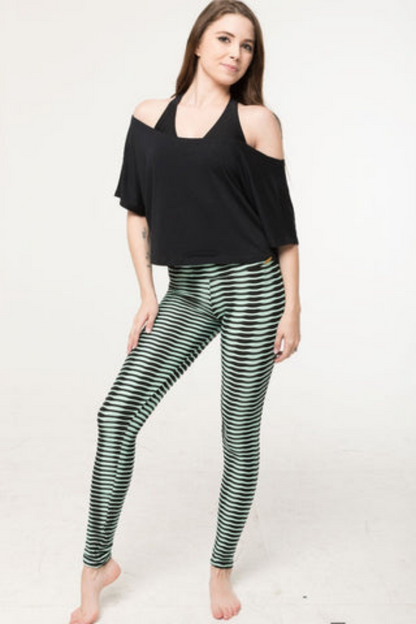 Leggings Textured Stripped