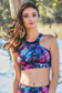 Crop Top Multiple Print Rio